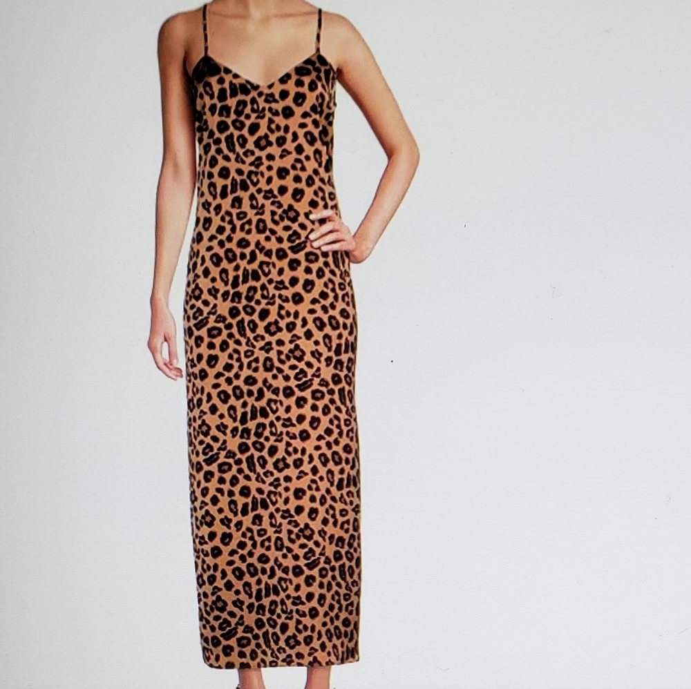 NWT Gibson Latimer Animal Print dress